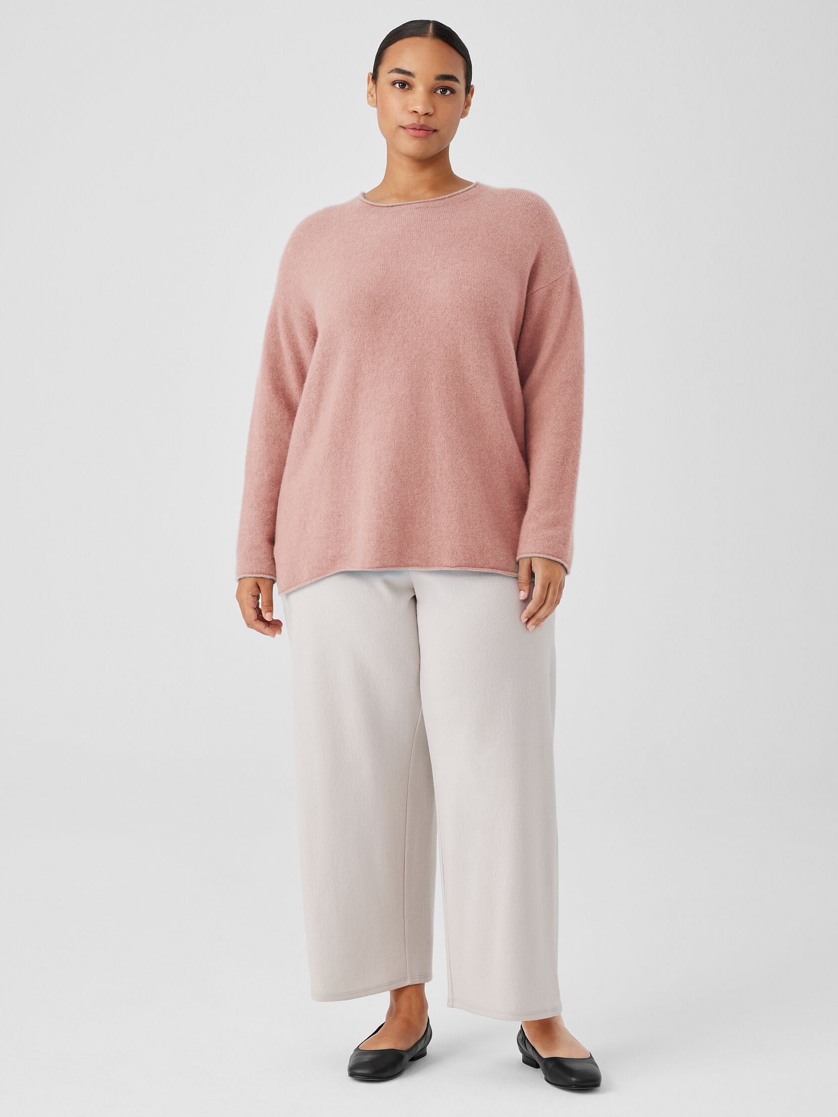 Cashmere Silk Bliss Crew Neck Top