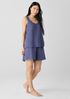 Organic Cotton Interlock Sleep Shorts