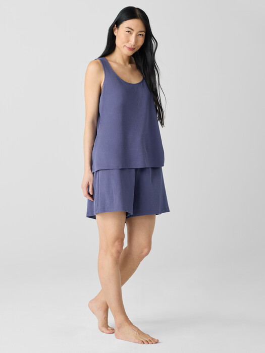 Organic Cotton Interlock Sleep Shorts