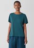 Organic Linen Jersey Crew Neck Tee
