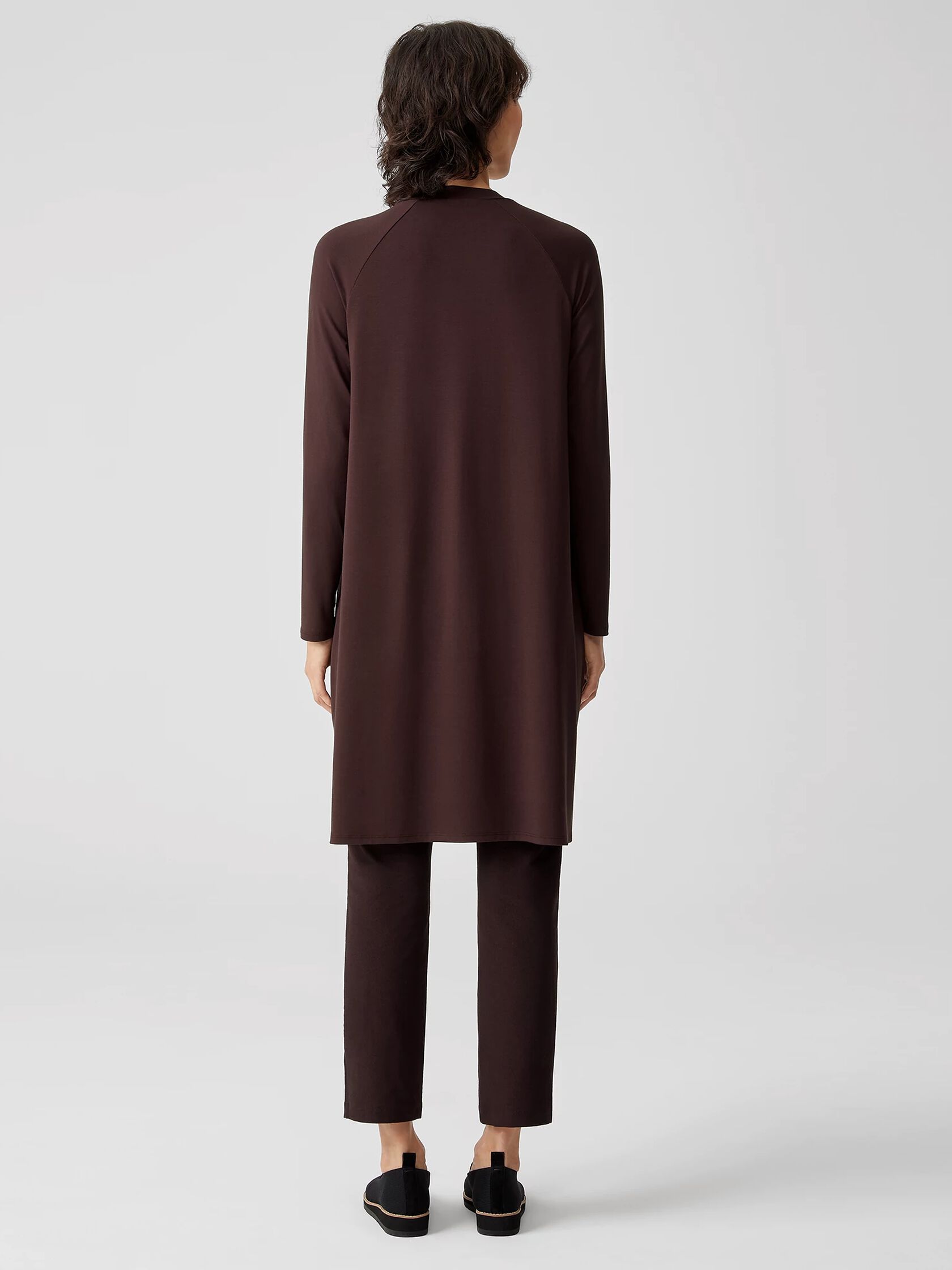 Viscose Jersey Crew Neck Dress