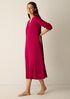 Organic Cotton Interlock V-Neck Sleep Dress