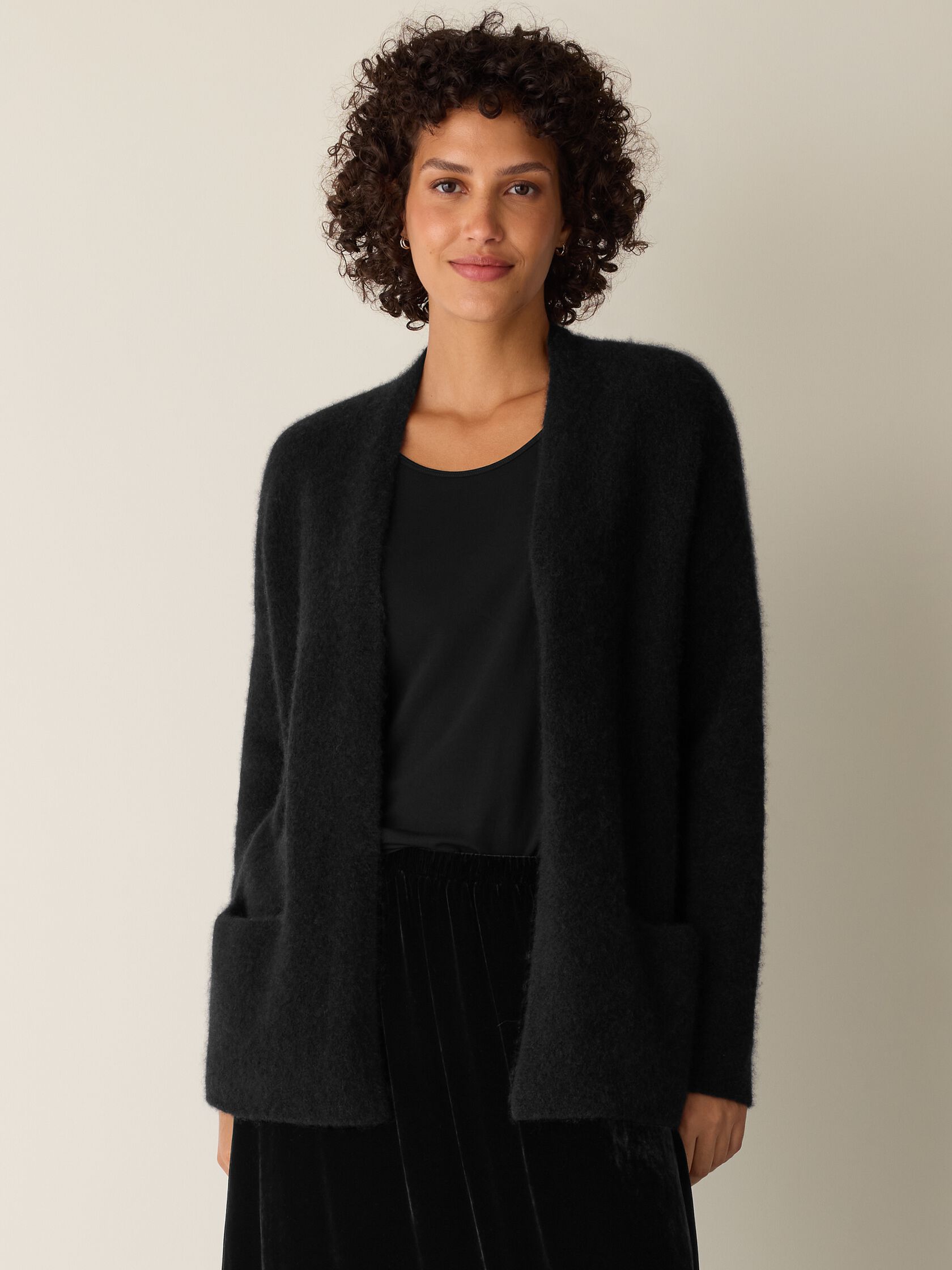 Cashmere Silk Boucle Bliss Cardigan
