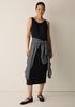 Stretch Jersey Knit Scoop Neck Dress