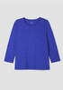Organic Pima Cotton Jersey 3/4-Sleeve Tee