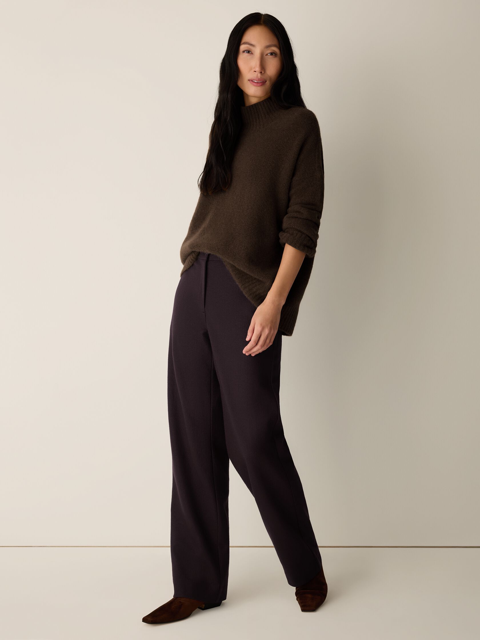Cashmere Silk Bliss Turtleneck Top