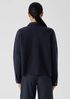 Lightweight Boiled Wool Classic Collar Jacket in Regenerative Wool