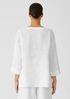 Organic Handkerchief Linen Bateau Neck Top