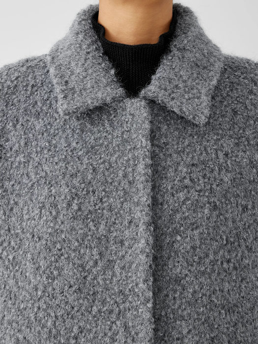 Alpaca Boucle Classic Collar Coat