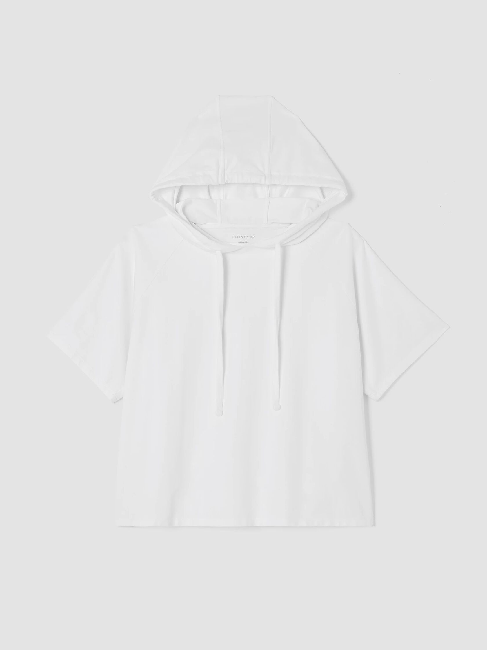 Pima Cotton Stretch Jersey Hooded Top