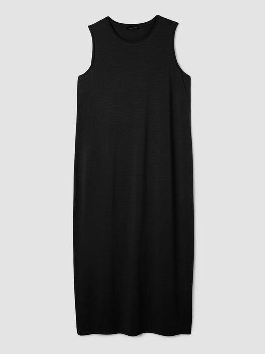 eileen fisher stretch jersey dress Eileen Fisher Cotton Stretch Jersey Crew Neck Dress at Von Maur