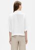 Organic Handkerchief Linen Elbow-Sleeve Shirt