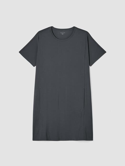 Pima Cotton Stretch Jersey T-Shirt Dress | EILEEN FISHER Pima Cotton Stretch Jersey T-Shirt Dress | EILEEN FISHER