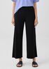 Stretch Jersey Knit Wide-Leg Pant