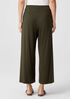 Fine Jersey Wide-Leg Pant with Slits