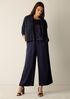 Fine Felted Wool Notch Collar Cardigan in Regenerative Wool