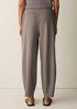 Garment-Dyed Organic Cotton Terry Lantern Pant