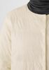 Eggshell Recycled Nylon Quilted Jacket
