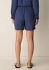 Striped Organic Cotton Gauze Walking Shorts