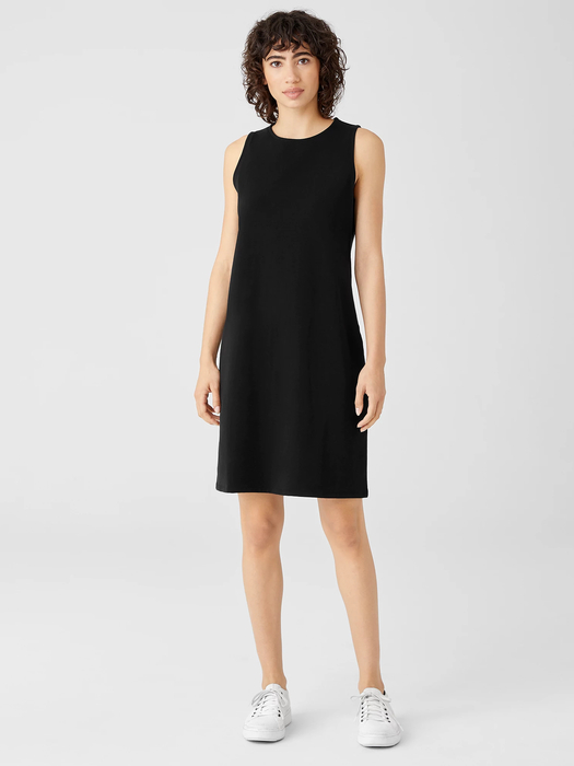 Organic Pima Cotton Stretch Jersey Tank Dress | EILEEN FISHER