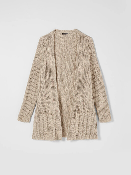Peruvian Organic Cotton Boucle Cardigan