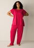 Organic Cotton Interlock Lantern Sleep Pant