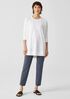 Traceable Organic Cotton Jersey High-Waisted Pant