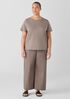 Organic Pima Cotton Jersey Round Neck Tee