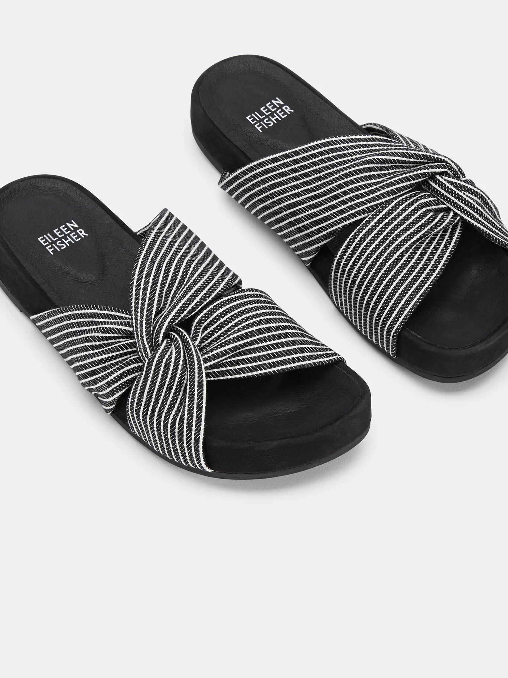 Pal Canvas Stripe Slide