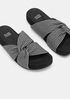 Pal Canvas Stripe Slide