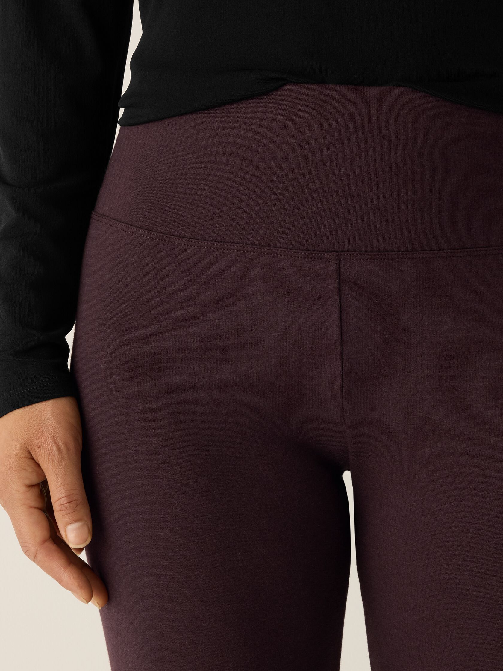 Cozy Brushed Terry Hug High-Waisted Leggings