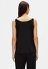 System Silk Georgette Crepe Tank