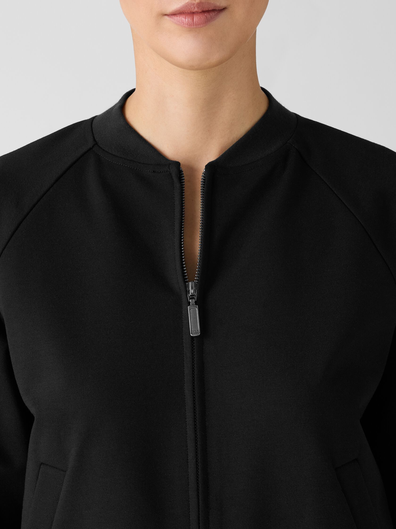 Washable Flex Ponte Flight Jacket
