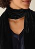 Velvet Double Tie Scarf