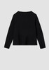 Crinkled Organic Cotton Funnel Neck Top