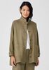Organic Cotton Hemp Stand Collar Jacket