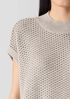 Merino Mock Neck Top in Regenerative Wool