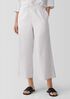 Organic Cotton Ripple Wide-Leg Pant