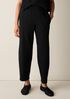Cotton Blend Ponte Lantern Pant