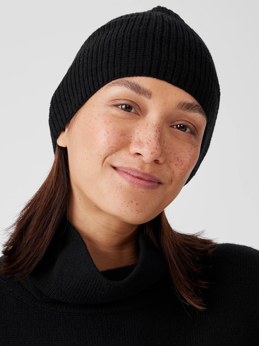 Merino Thermal Rib Hat in Regenerative Wool