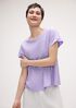 Organic Cotton Slubby Jersey Crew Neck Tee