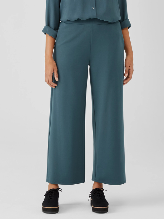 Washable Flex Ponte Wide-Leg Pant