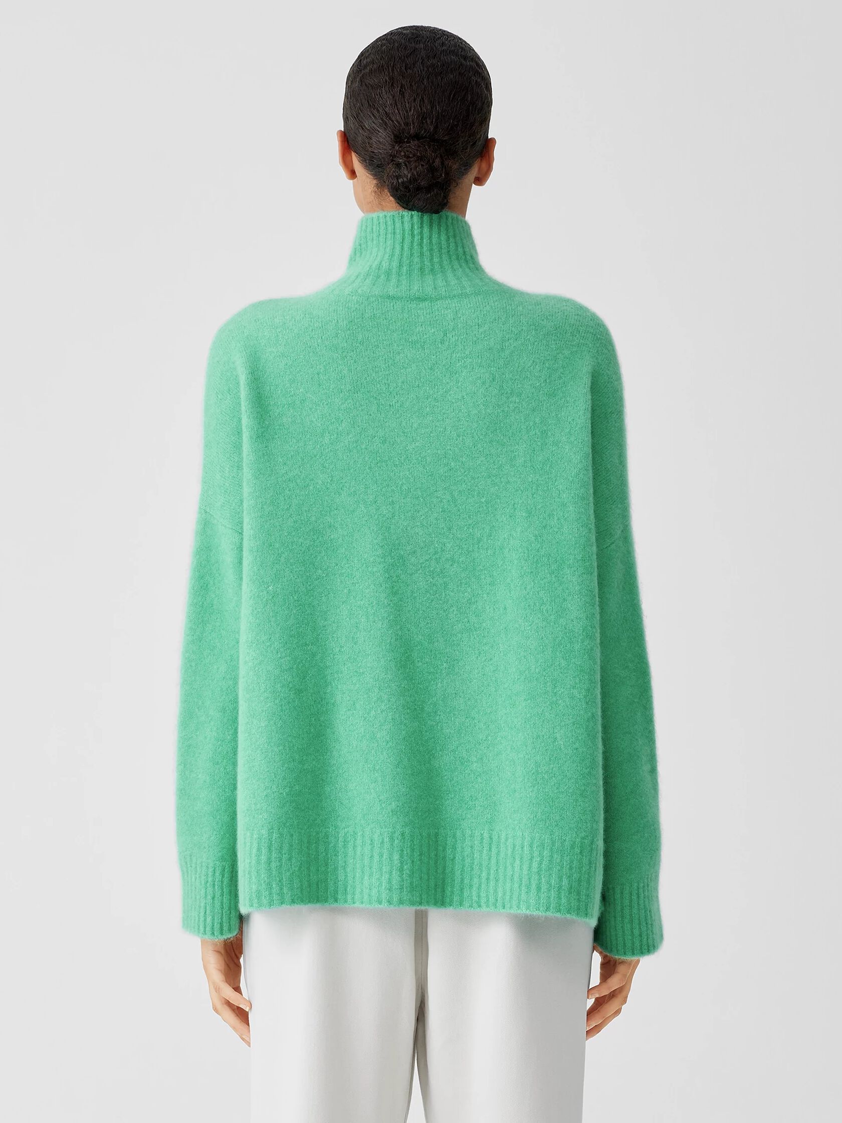 Cashmere Silk Bliss Turtleneck Box-Top