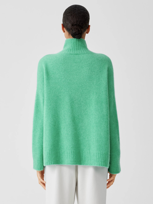 Cashmere Silk Bliss Turtleneck Box-Top