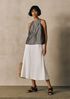 Organic Linen Half-Circle Skirt
