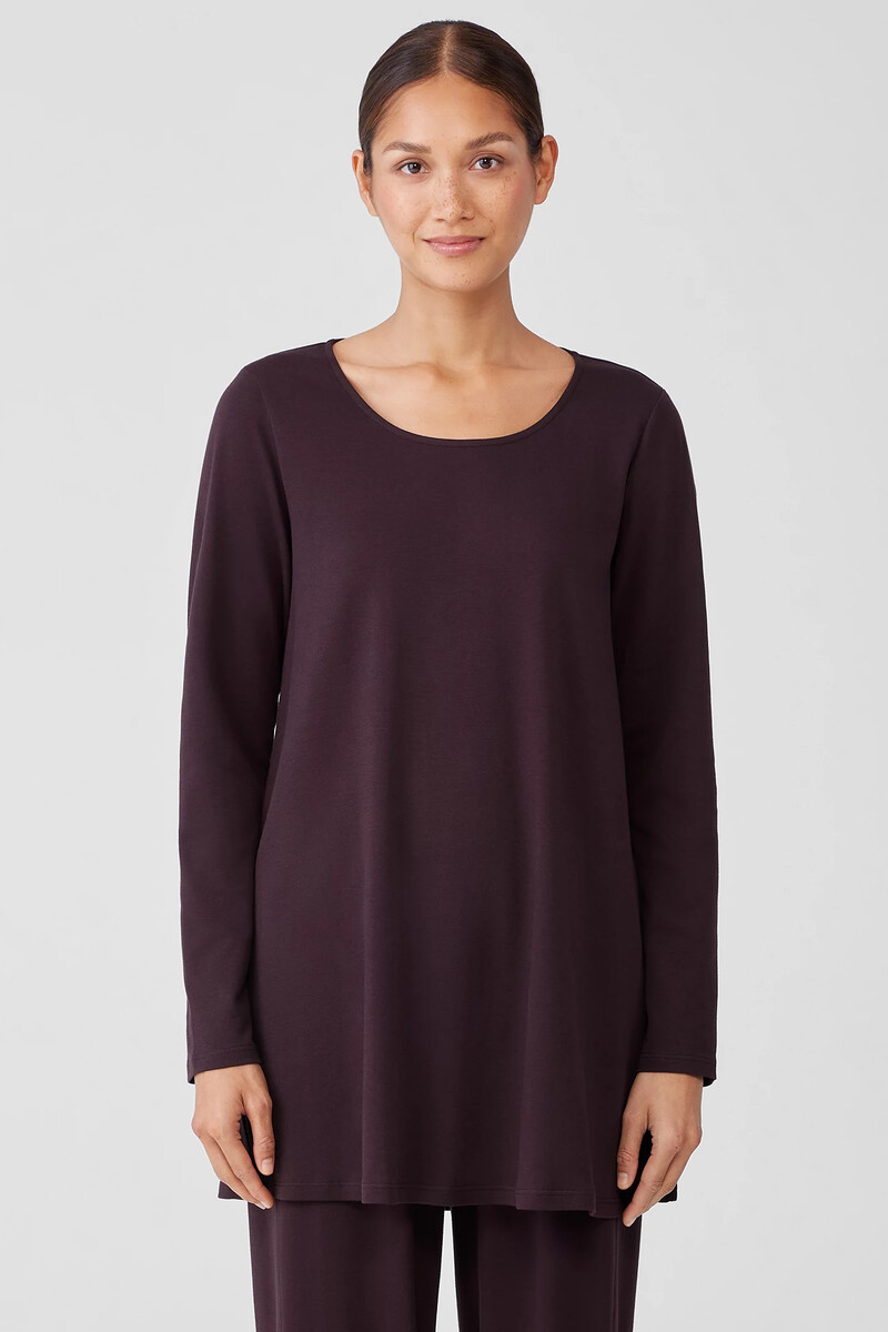Organic Cotton Interlock Long Sleep Top Organic Cotton Interlock Long Sleep Top