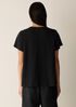 Organic Cotton Slubby Jersey Crew Neck Tee