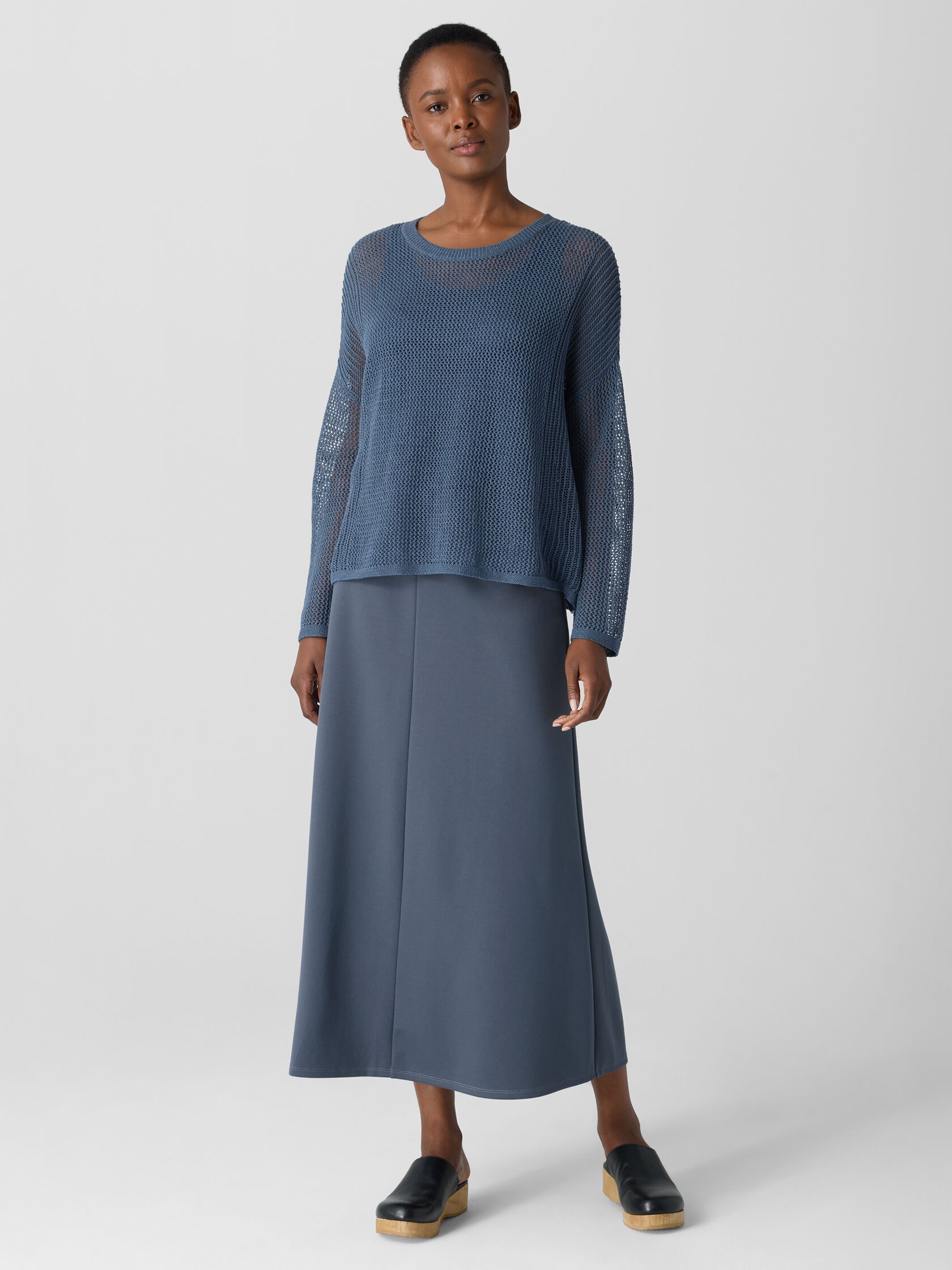 Lightweight Ponte A-Line Skirt