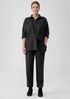 Soft Wool Flannel Pleated Tapered Pant