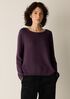 Peruvian Cotton Blend Bateau Neck Top